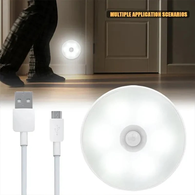 Motion Activated LED Night Lamp - Rechargeable